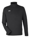 Men's Team Tech™ Quarter-Zip Pullover - Black/ White Front