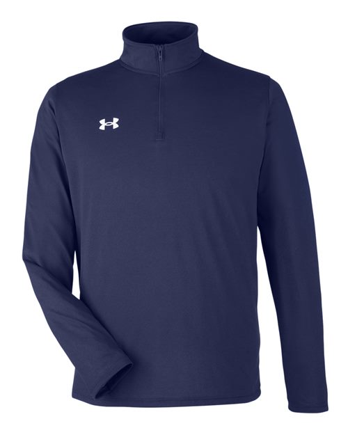 Men's Team Tech™ Quarter-Zip Pullover - Midnight Navy/ White Front