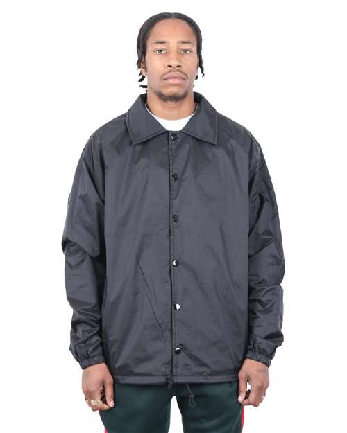 Shaka Wear Unisex Coaches Jacket - Model Front