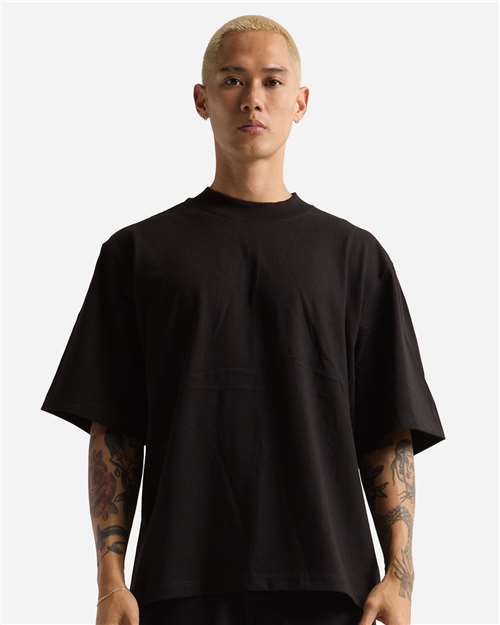 Shaka Wear Unisex Max Heavyweight Oversized Tee - Model Front