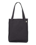 Market Tote - Black Front