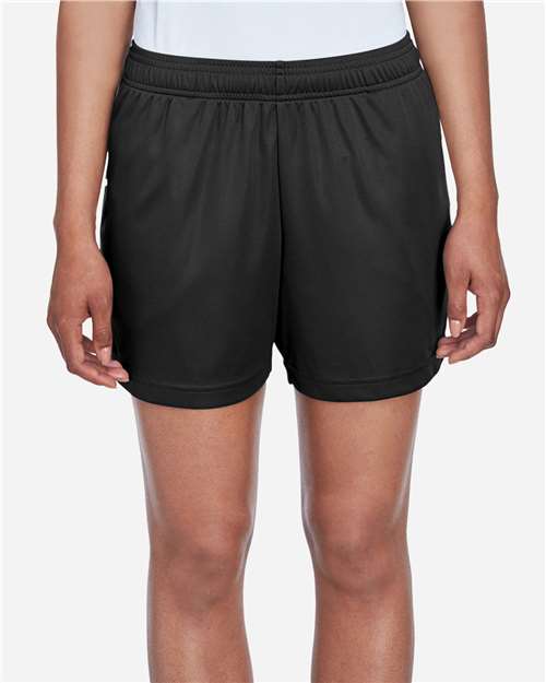 Team 365 Women's Zone Performance Shorts - Model Front