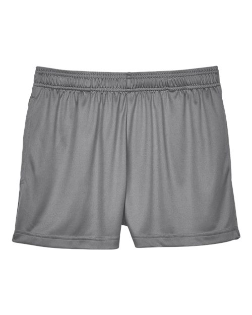 Team 365 Women's Zone Performance Shorts - Sport Graphite Front