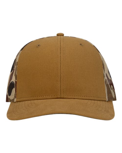 DRI DUCK Ridgewood Cap - Saddle/ Duck Camo Front