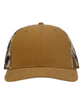 DRI DUCK Ridgewood Cap - Saddle/ Duck Camo Front