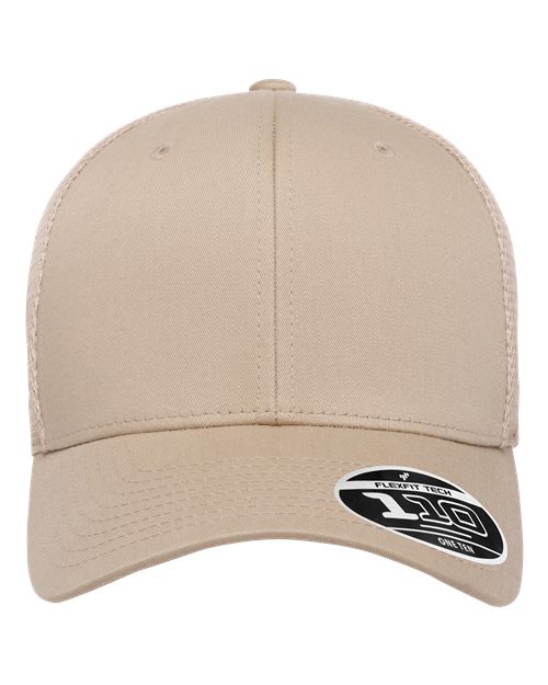 Flexfit 110® Mesh-Back Cap - Khaki Front