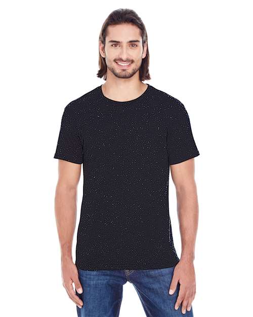 Threadfast Apparel Men's Triblend Fleck T-Shirt - Model Front
