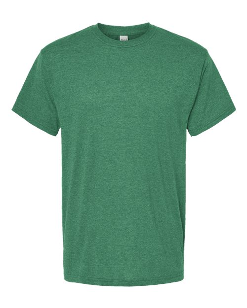 M&O Men's Gold Soft Touch T-Shirt - Heather Kelly Green Front