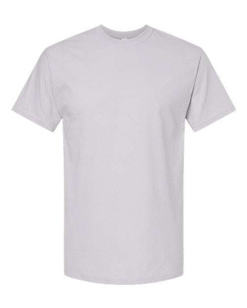 M&O Men's Gold Soft Touch T-Shirt - Silver Front