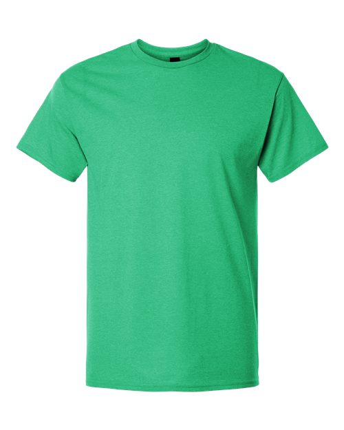 Gildan Unisex Light Cotton T-Shirt - Heather Irish Green Front