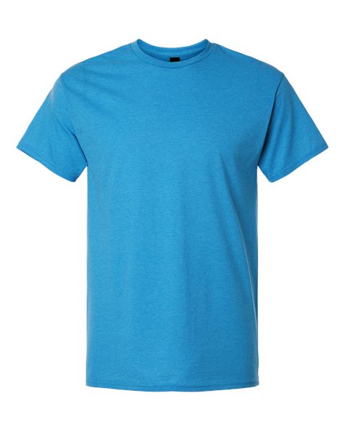 Gildan Unisex Light Cotton T-Shirt - Heather Sapphire Front