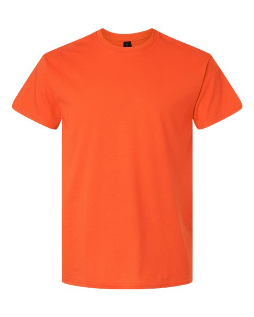 Gildan Unisex Light Cotton T-Shirt - Orange Front