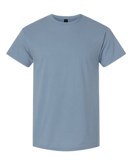 Unisex Light Cotton T-Shirt - Stone Blue Front