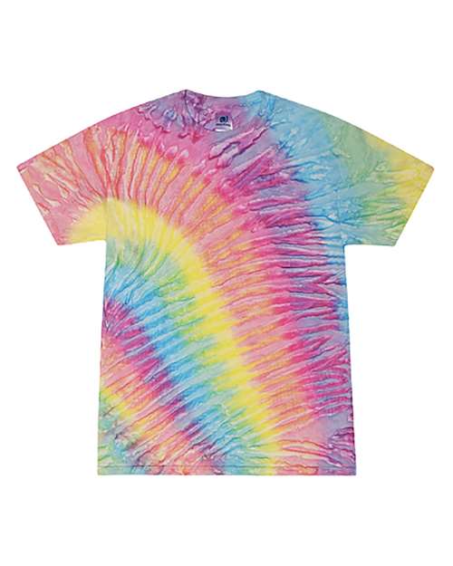 Colortone Youth Multi-Color Tie-Dyed T-Shirt - Meadow Front