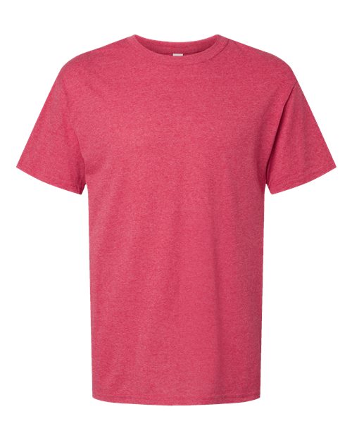 M&O Men's Gold Soft Touch T-Shirt - Heather Pink Front