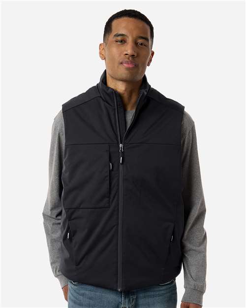 CORE365 Unisex Techno Lite Flat-Fill Insulated Vest - Model Front
