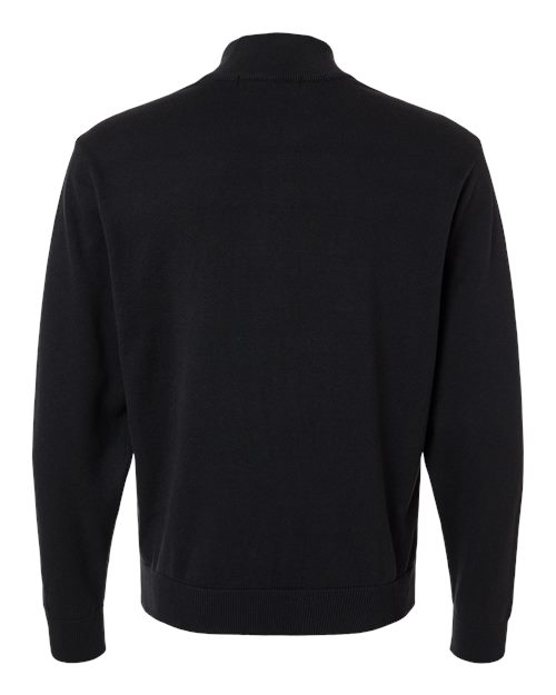 Devon & Jones Men's New Classics Quarter-Zip Sweater - Back
