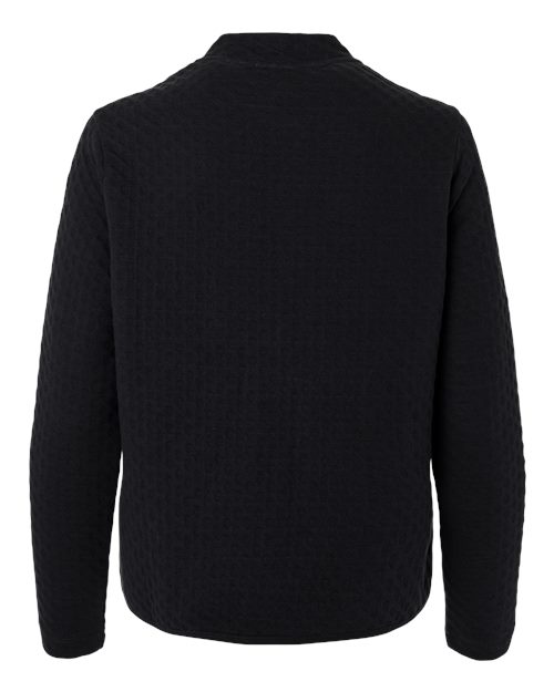 Devon & Jones Women's Berkeley Textured Full-Zip Jacket - Back