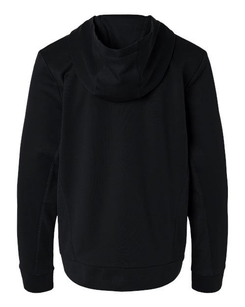 Team 365 Youth Squad Hooded Tech Fleece Pullover - Back