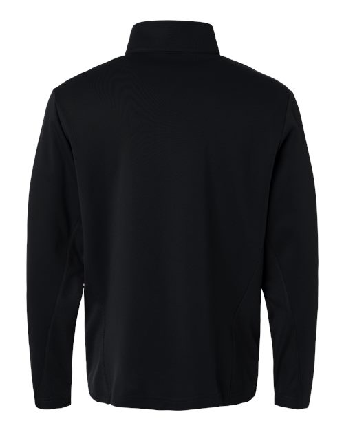 Team 365 Unisex Squad Cadet Quarter-Zip Tech Fleece Pullover - Back