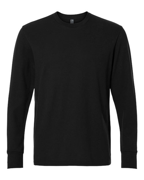Next Level Unisex Ideal Thermal Long Sleeve Tee - Black Front