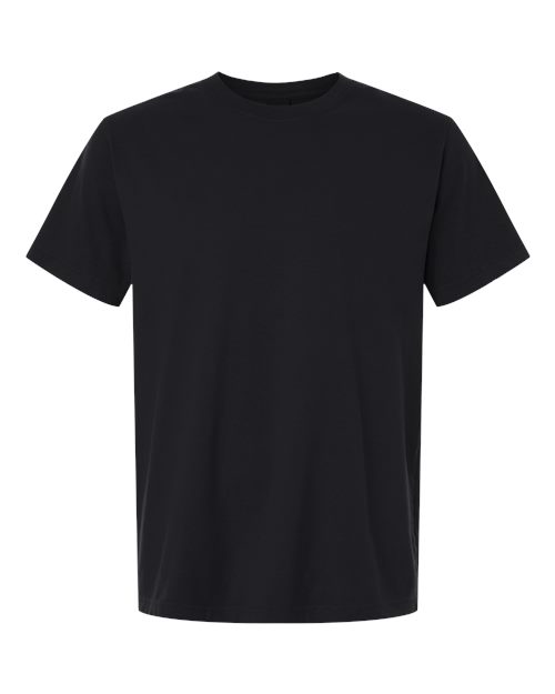 Unisex Heavyweight Garment-Dyed Tee - Black Front
