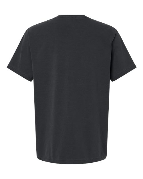 Unisex Heavyweight Garment-Dyed Tee - Washed Black Back