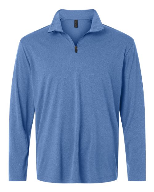 AllPro Men's Pro-Lock Performance Quarter-Zip Pullover - Heather Royal Front