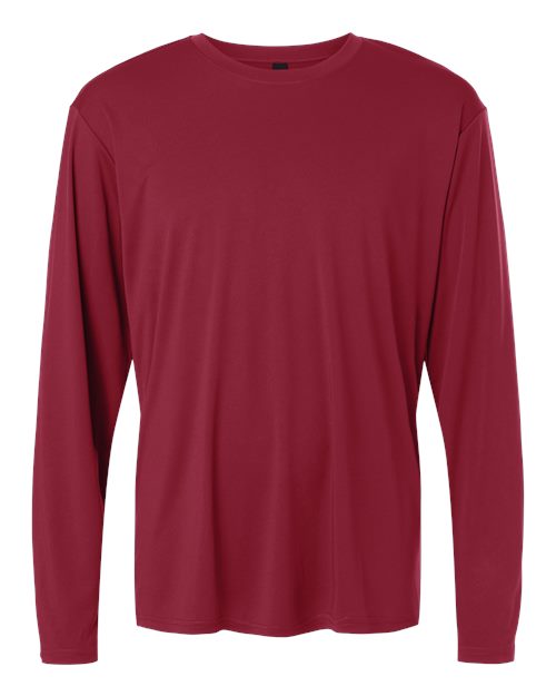 AllPro Unisex Pro-Lock Performance Long Sleeve T-Shirt - Cardinal Front