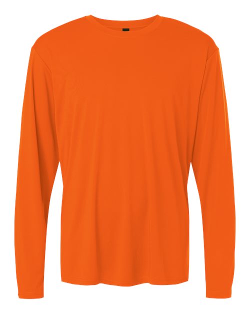 AllPro Unisex Pro-Lock Performance Long Sleeve T-Shirt - Deep Orange Front