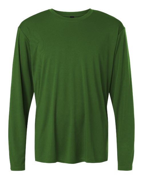 AllPro Unisex Pro-Lock Performance Long Sleeve T-Shirt - Olive Green Front