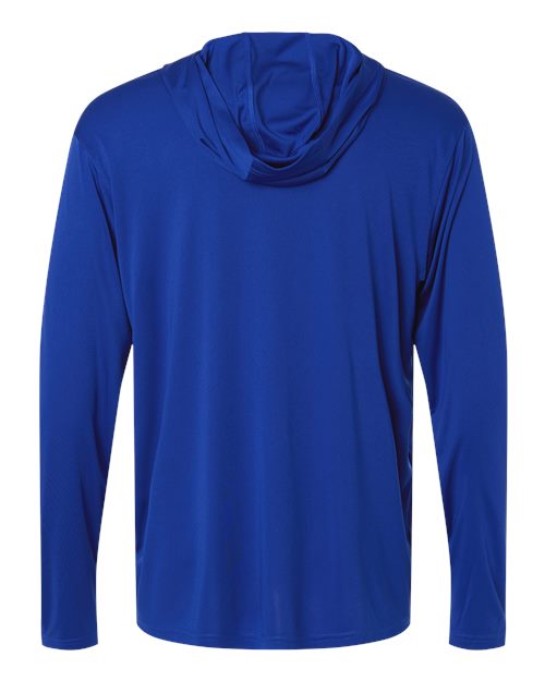 Unisex Pro-Lock Performance Hooded Long Sleeve T-Shirt - Royal Back