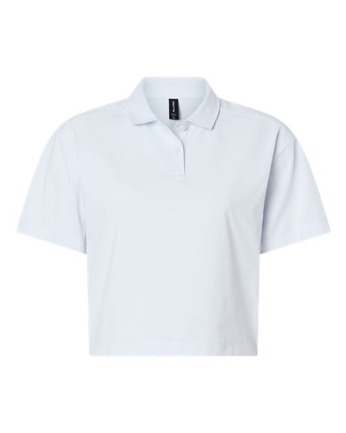 AllPro Women's Pro-Flex Sorona® Boxy Polo - White Front