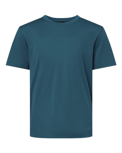 AllPro Youth Pro-Lock Performance T-Shirt - Atlantic Blue Front