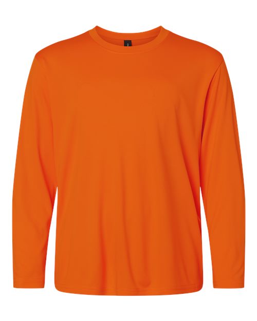 AllPro Youth Pro-Lock Performance Long Sleeve T-Shirt - Deep Orange Front