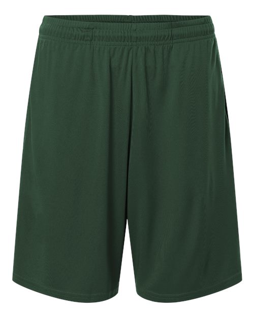 AllPro Men's Pro-Lock Performance 7" Shorts with Pockets - Forest Green Front