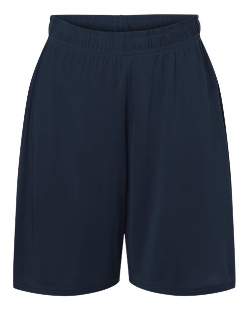 AllPro Youth Pro-Lock Performance 7" Shorts with Pockets - Navy Front