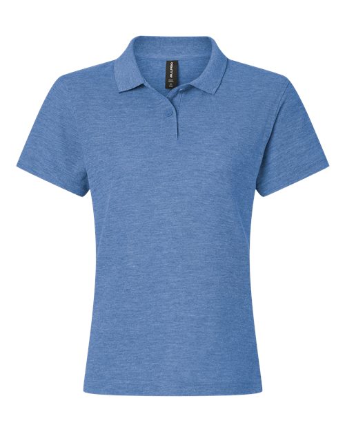 AllPro Women's Pique Polo - Heather Royal Front