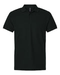 AllPro Men's Tall Pique Polo - Black Front