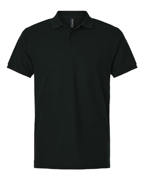 AllPro Men's Tall Pique Polo - Black Front