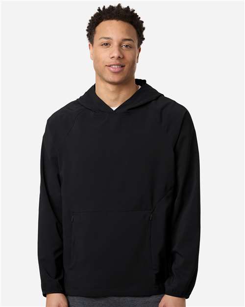 CORE365 Men's UltraUVP Shoreline Long Sleeve Hooded Pullover - Model Front