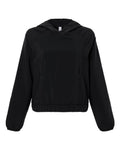 CORE365 Women's UltraUVP Shoreline Long Sleeve Hooded Pullover - Black Front