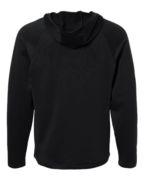 Team 365 Men's Qualify Quarter-Zip Hooded Pullover - Back