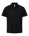 CORE365 Youth Nova Performance Pique Polo - Black Front