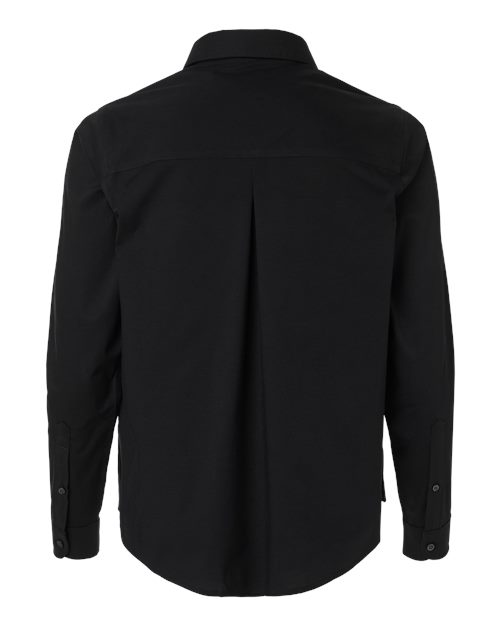 Devon & Jones Women's CrownLux Performance® Spencer Poplin Dress Shirt - Back