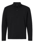 AllPro Men's Stretch Quarter-Zip Fleece Pullover - Black Front
