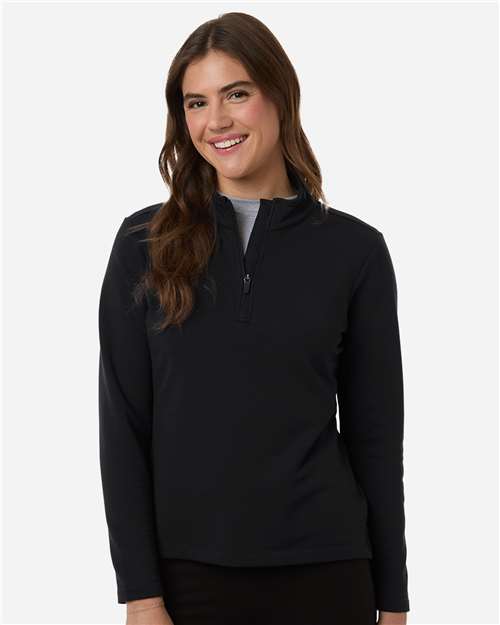 AllPro Women's Stretch Quarter-Zip Fleece Pullover - Model Front
