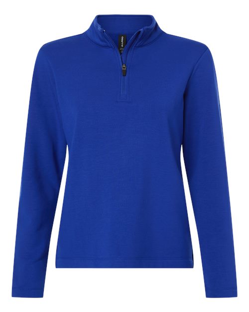 AllPro Women's Pro-Flex Fleece Quarter-Zip Pullover - Royal Front