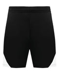 Augusta Sportswear Youth Step-Back Basketball Shorts - Black/ White Front