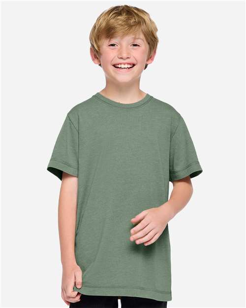 LAT Youth Vintage Wash Tee - Model Front